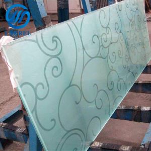 4 mm 5 mm sandblåste glasspaneler